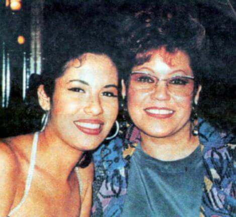 Marcella Samora with her daughter Selena Quintanilla.